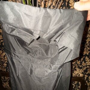 Loft women’s black strapless dress mini